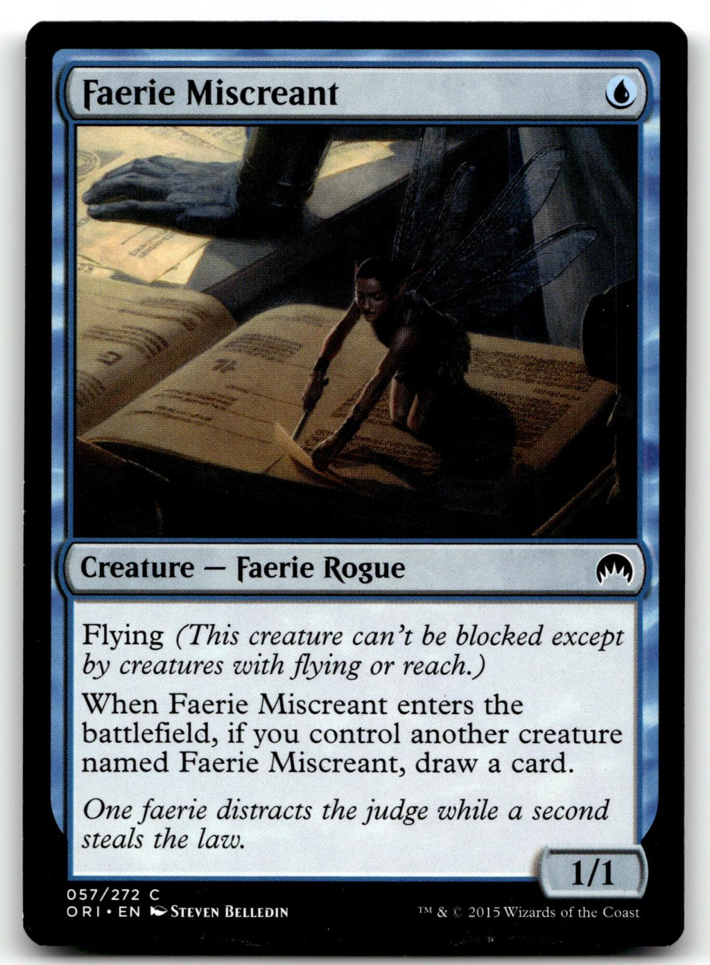 Faerie Miscreant 57 Common Magic Origins Magic: The Gathering Near Mint