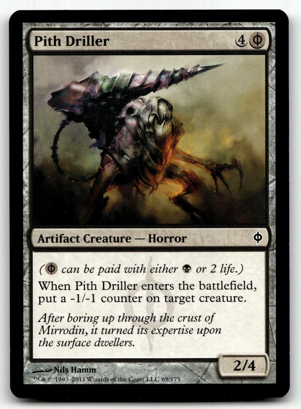 Pith Driller 69 Common New Phyrexia Magic: The Gathering Near Mint