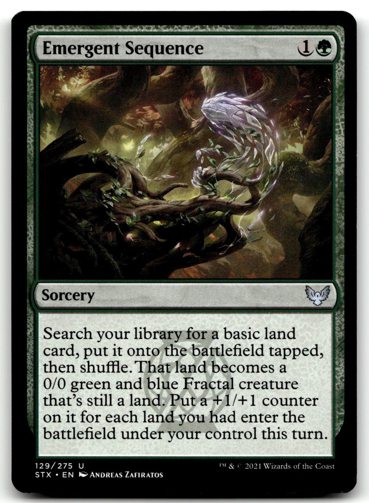 Emergent Sequence 129 Strixhaven: School of Mages Magic: The Gathering NM