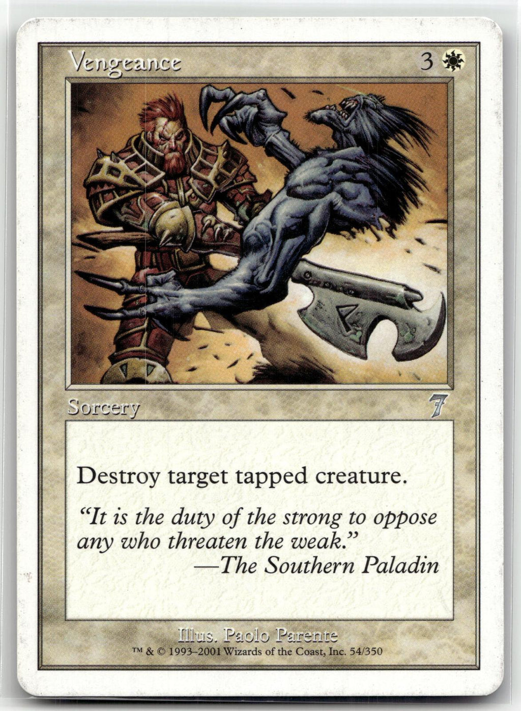 Vengeance 54 Uncommon 7th Edition Magic: The Gathering Near Mint