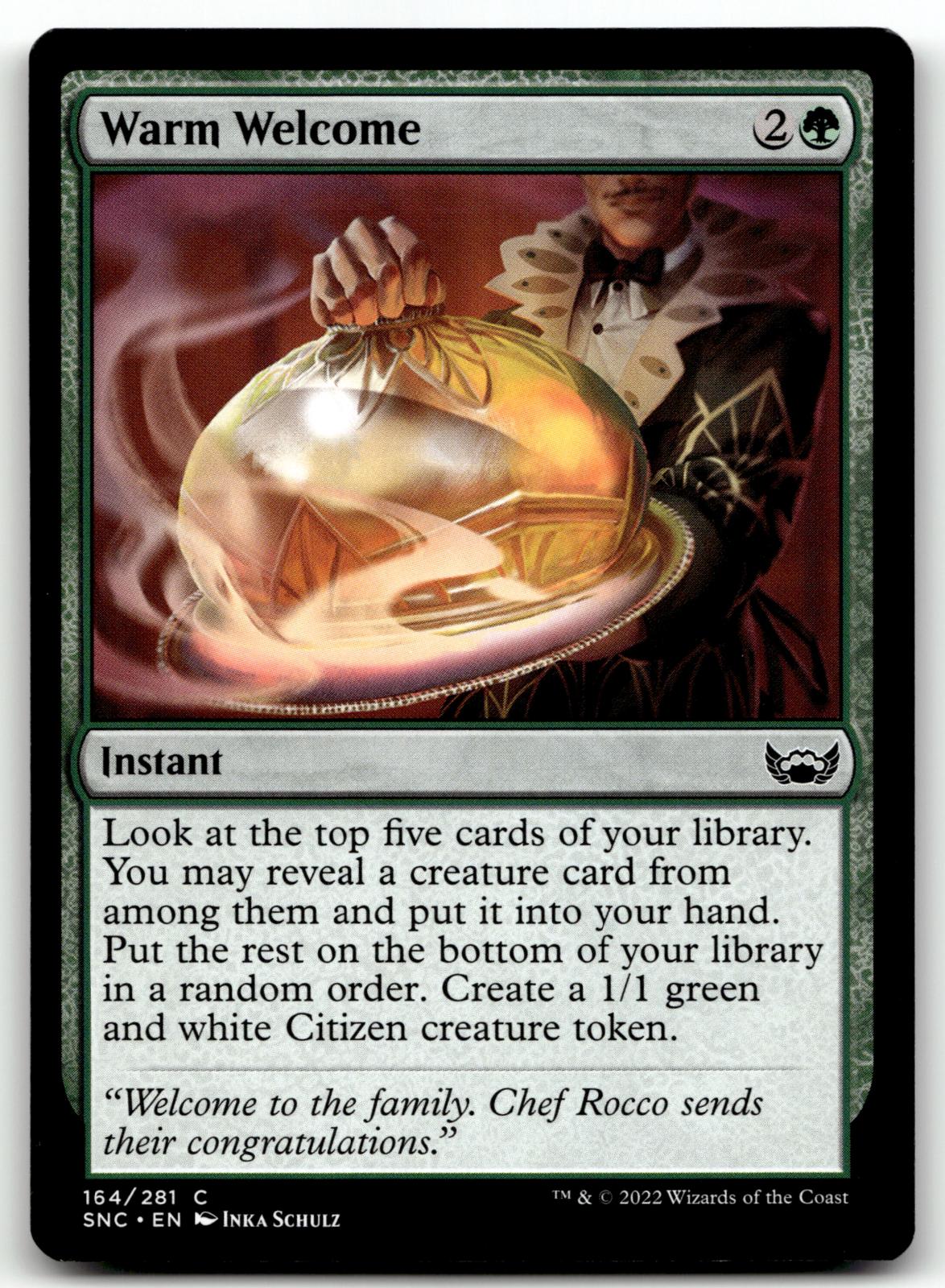 Warm Welcome 164 Common Streets of New Capenna Magic: The Gathering Near Mint