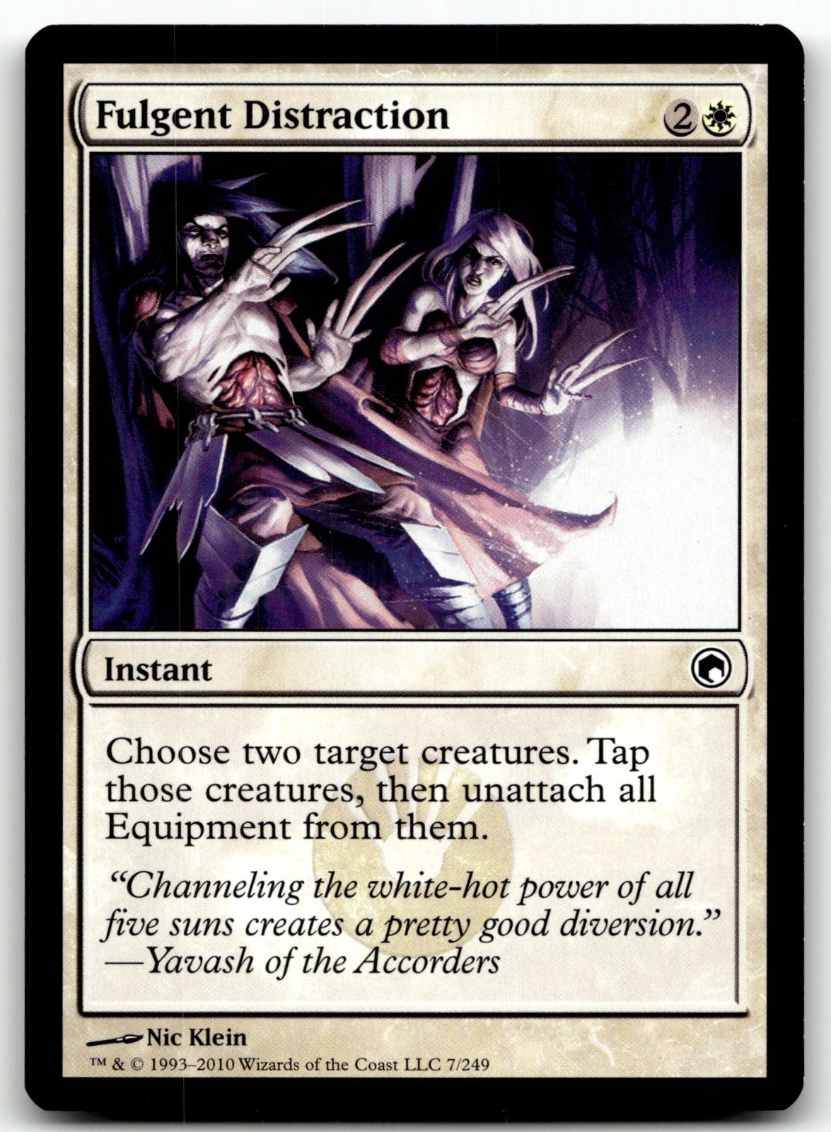 Fulgent Distraction 7 Common Scars of Mirrodin Magic: The Gathering Near Mint