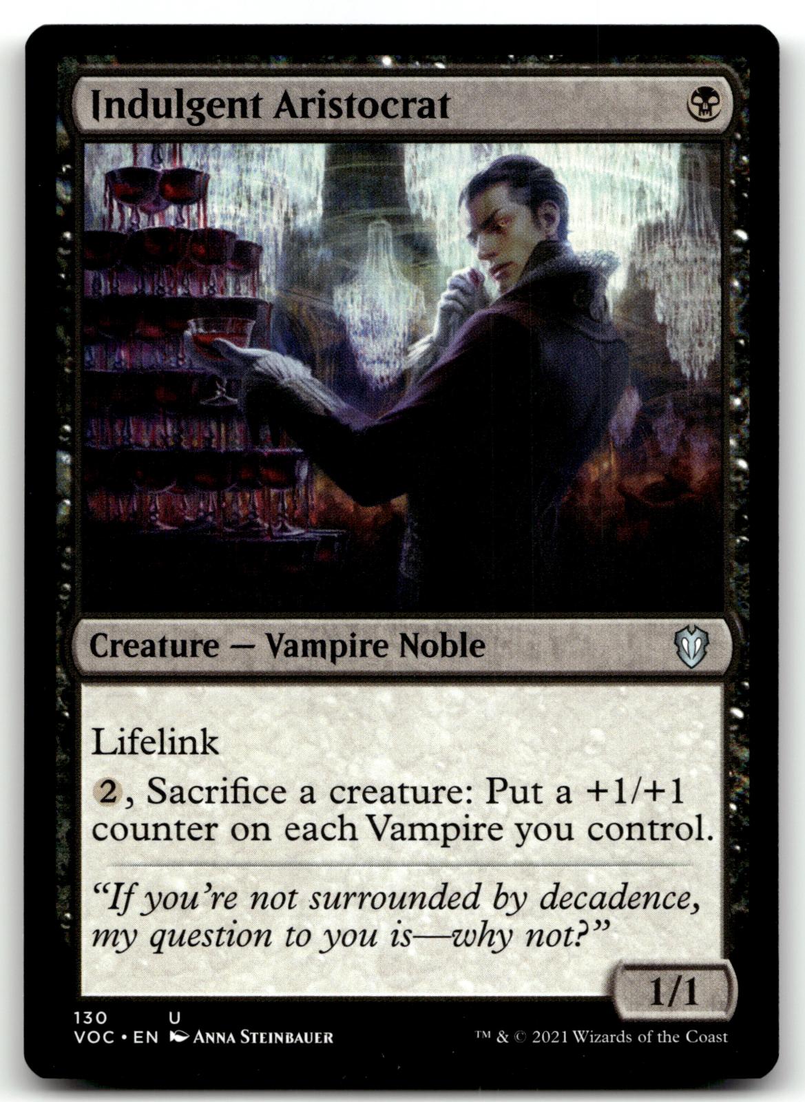 Indulgent Aristocrat 130 Commander: Innistrad: Crimson Vow 