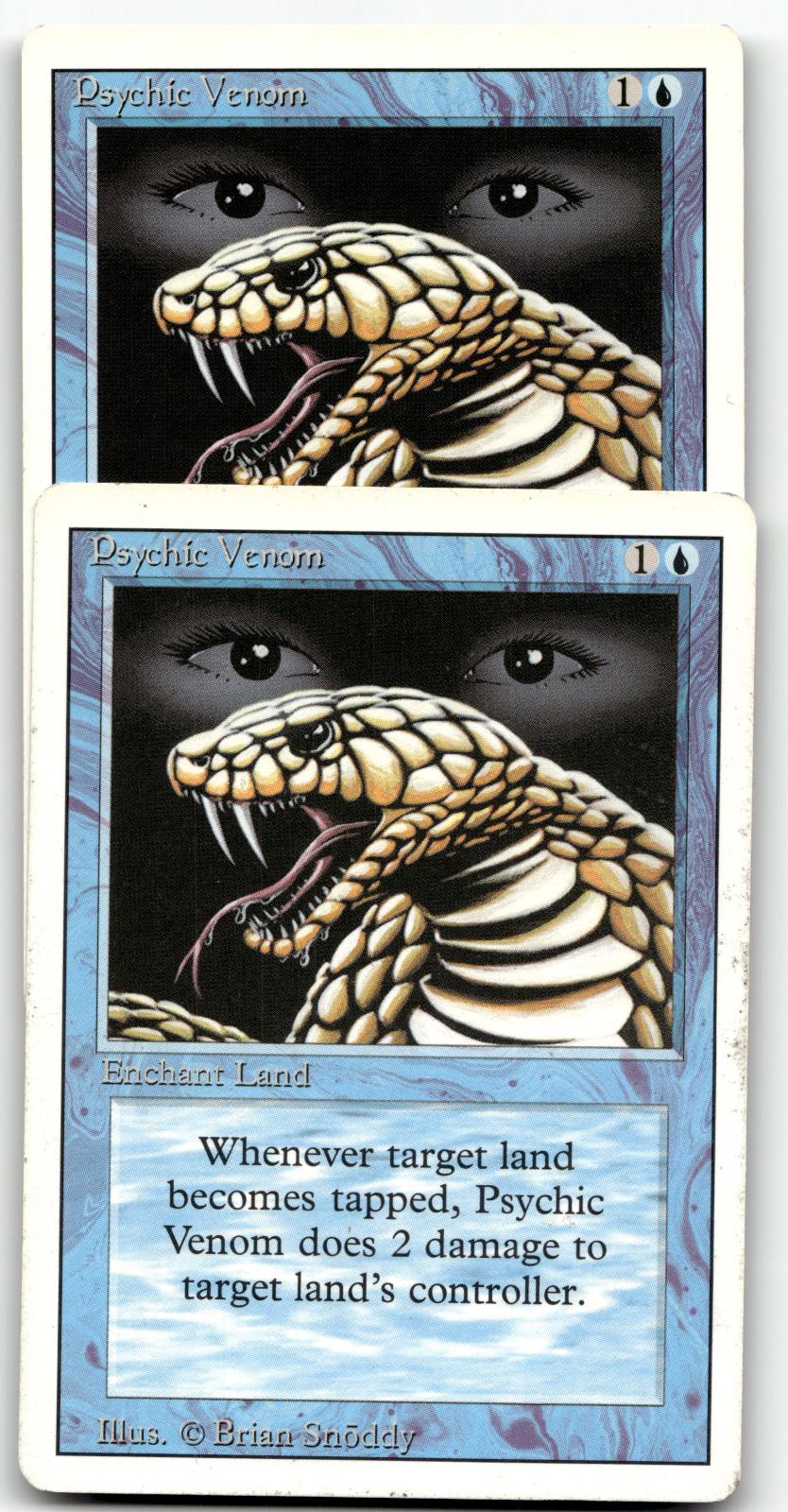 Psychic Venom Common Revised Edition Magic: The Gathering Near Mint