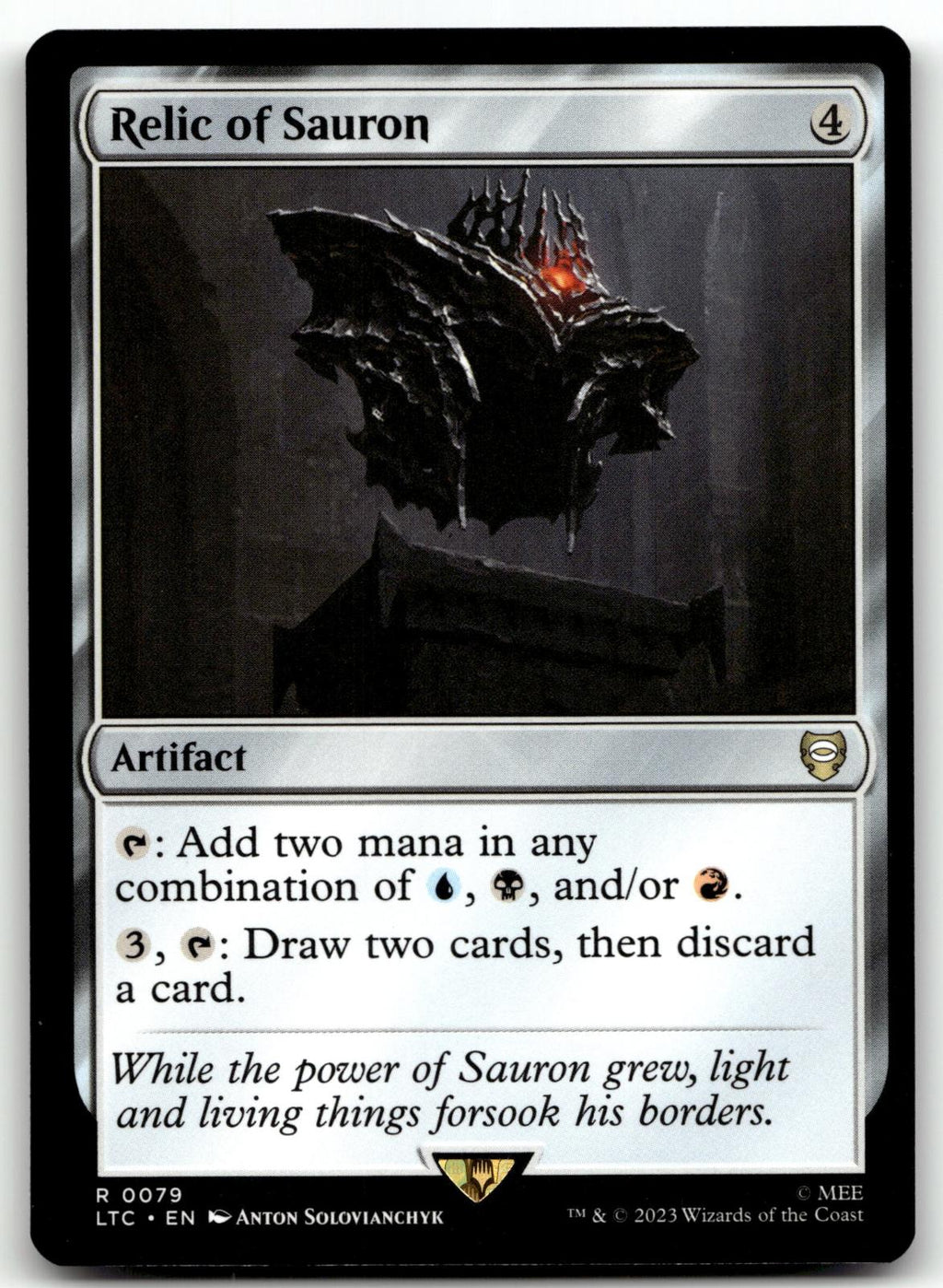 Relic of Sauron 79 Commander: The Lord of the Rings: Tales of Middle-earth 
