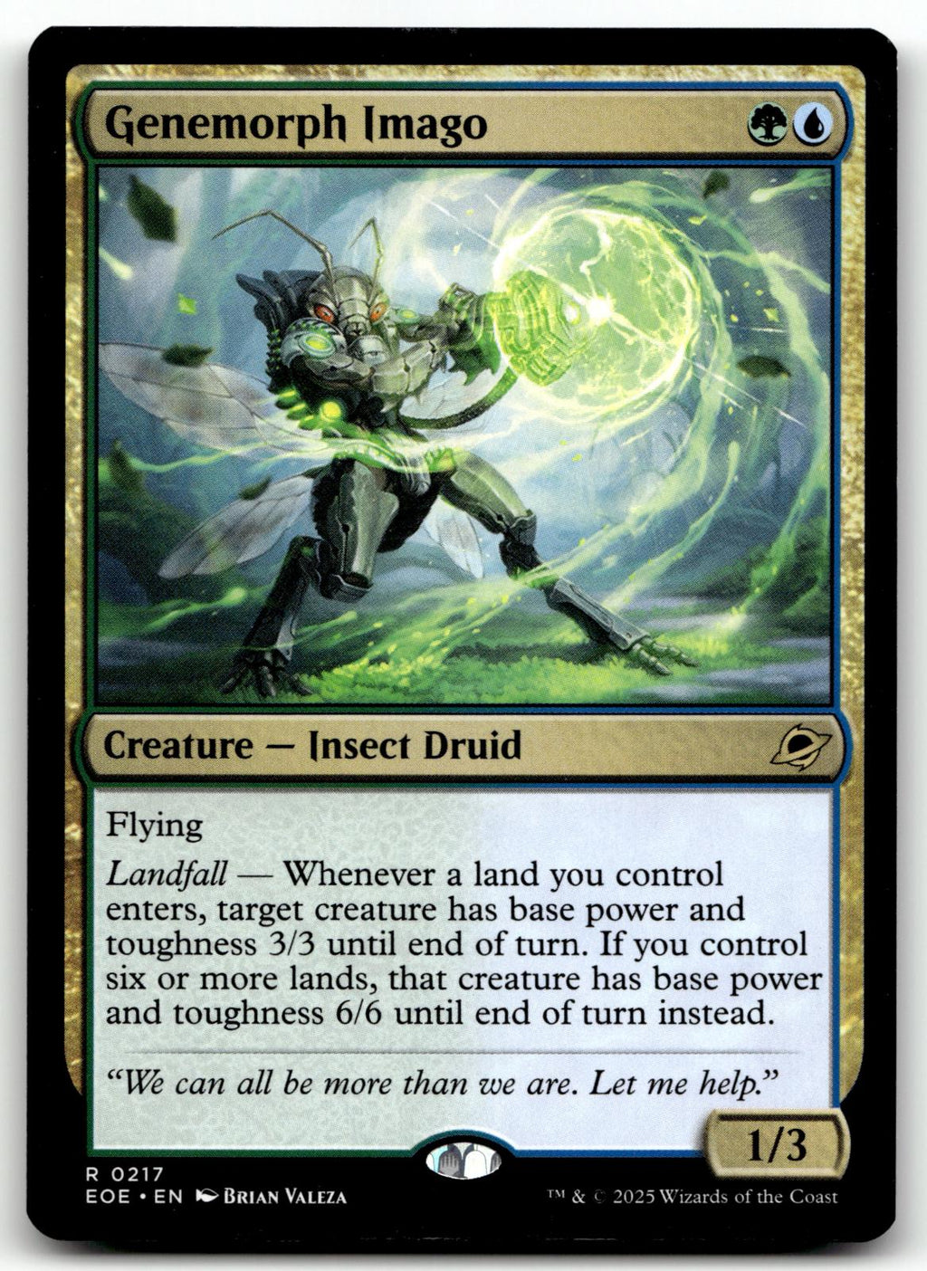 Genemorph Imago 217 Rare Edge of Eternities Magic: The Gathering Near Mint