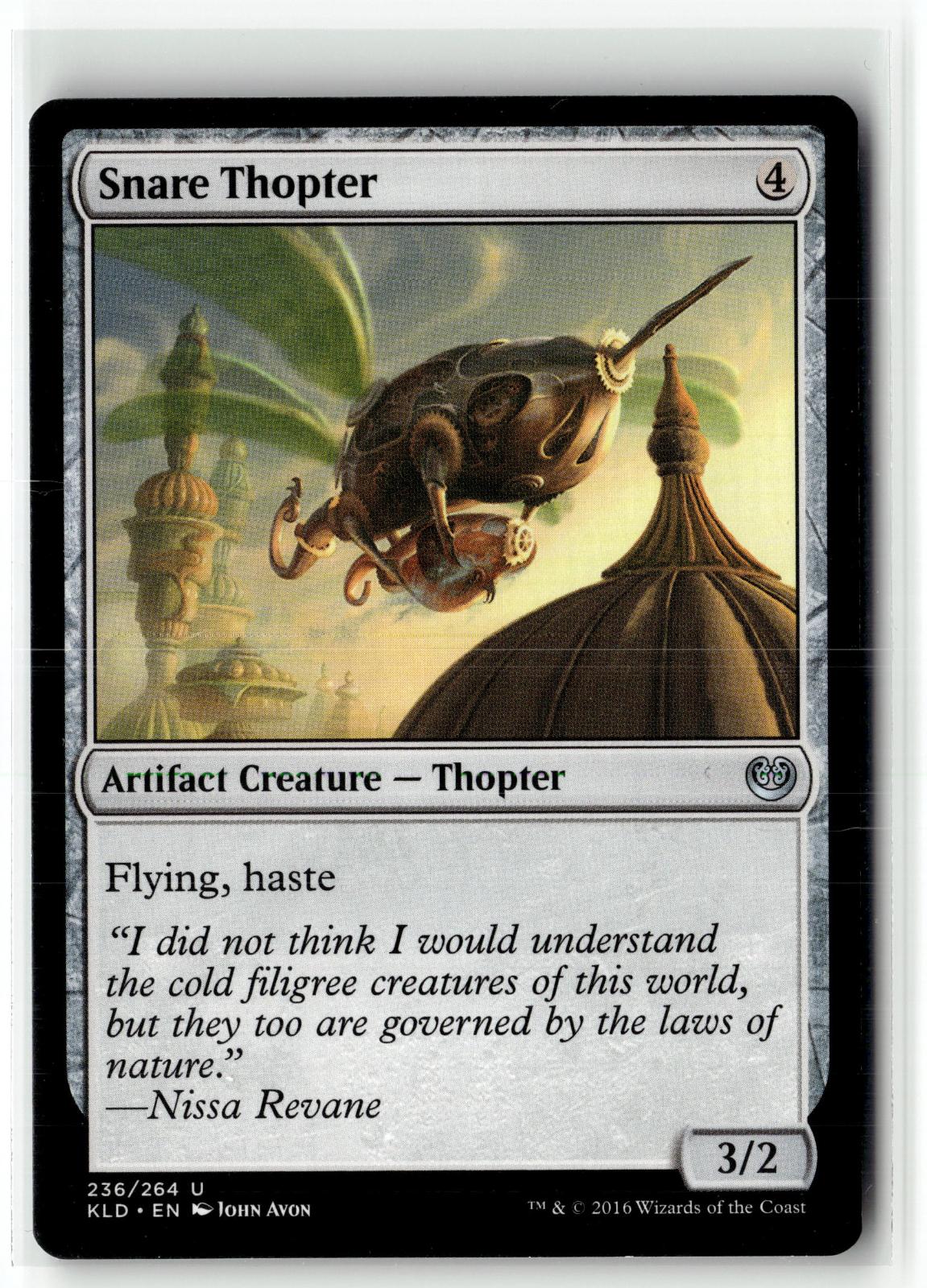 Snare Thopter 236 Uncommon Kaladesh Magic: The Gathering Near Mint