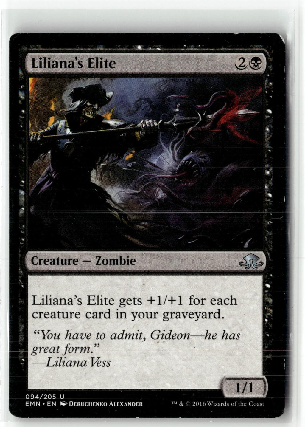 Liliana's Elite 94 Uncommon Eldritch Moon Magic: The Gathering Near Mint