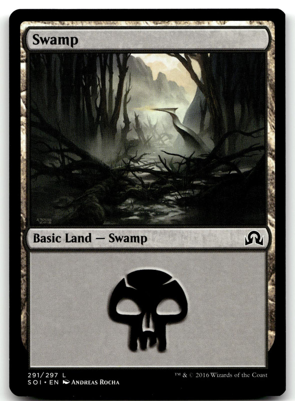 Swamp (291) 291 Land Shadows over Innistrad Magic: The Gathering Near Mint
