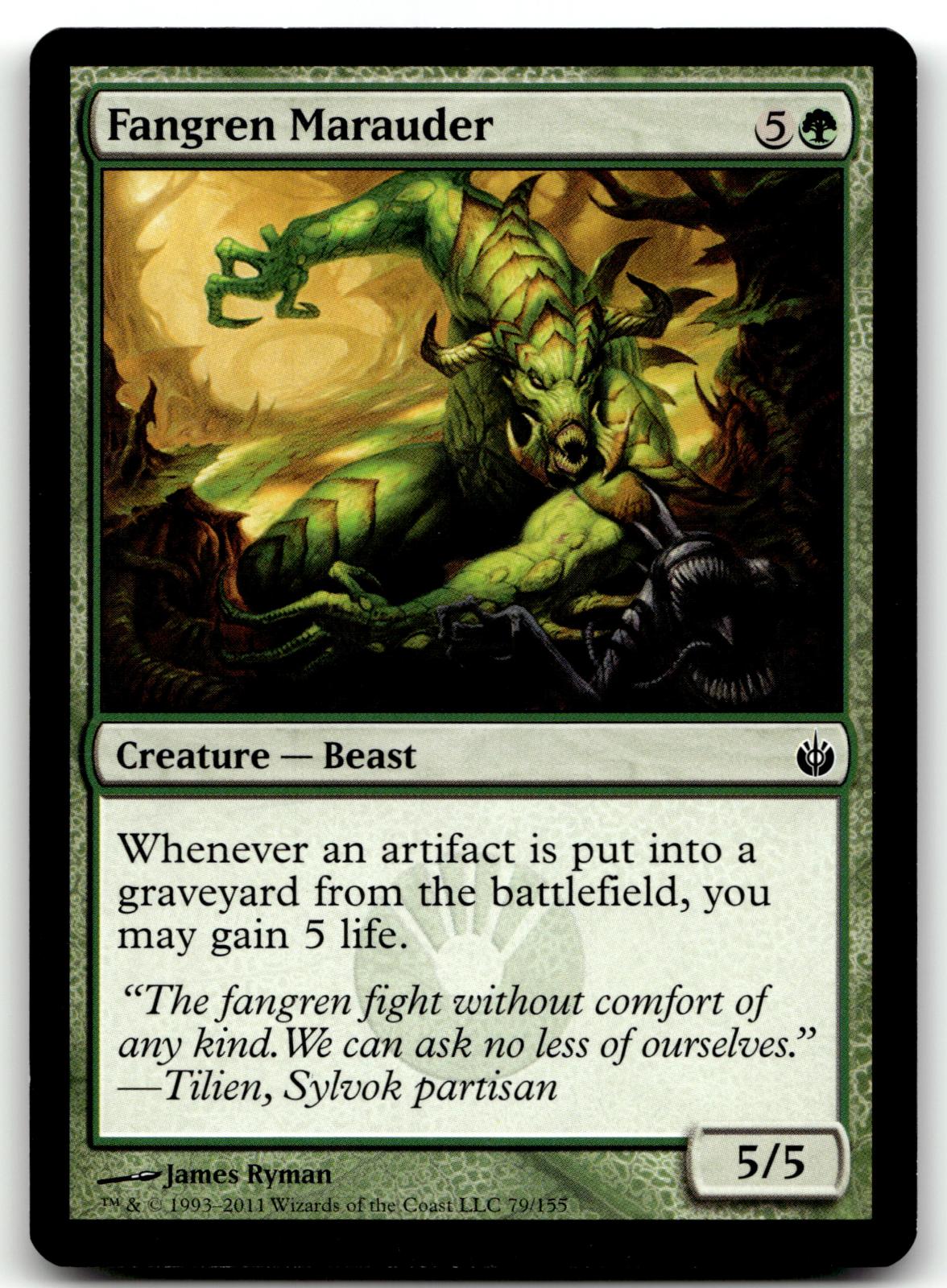 Fangren Marauder 79 Common Mirrodin Besieged Magic: The Gathering Near Mint