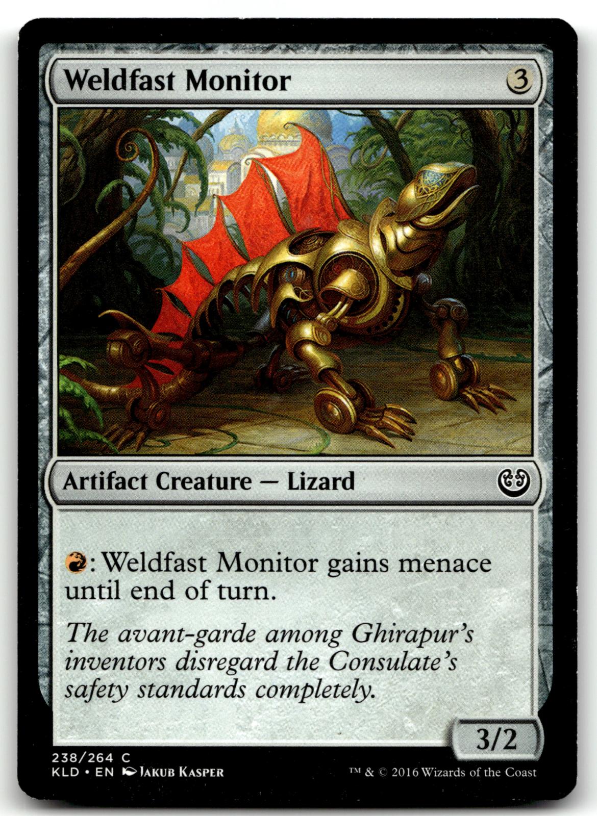 Weldfast Monitor 238 Common Kaladesh Magic: The Gathering Near Mint