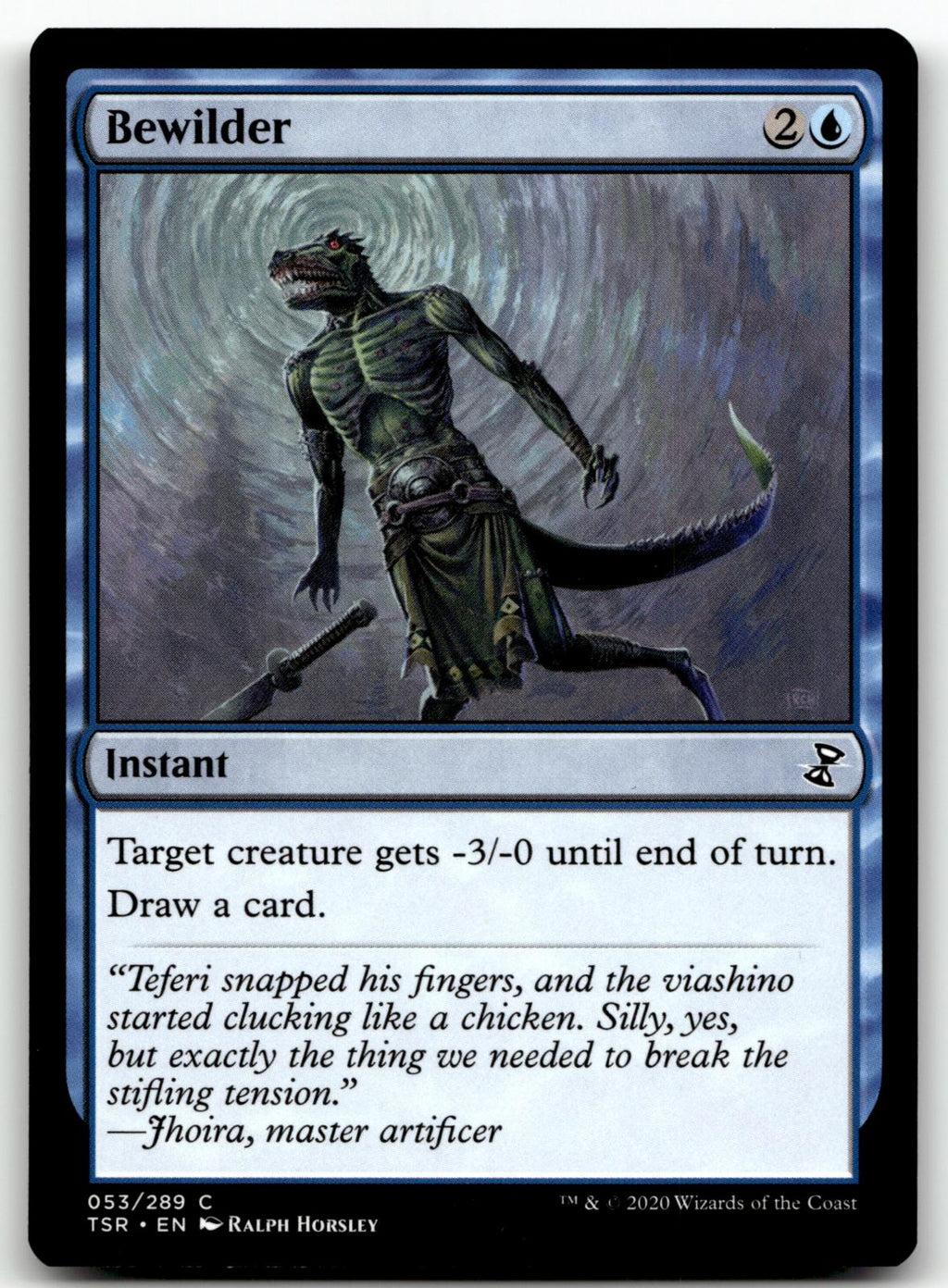 Bewilder 53 Common Time Spiral: Remastered Magic: The Gathering Near Mint