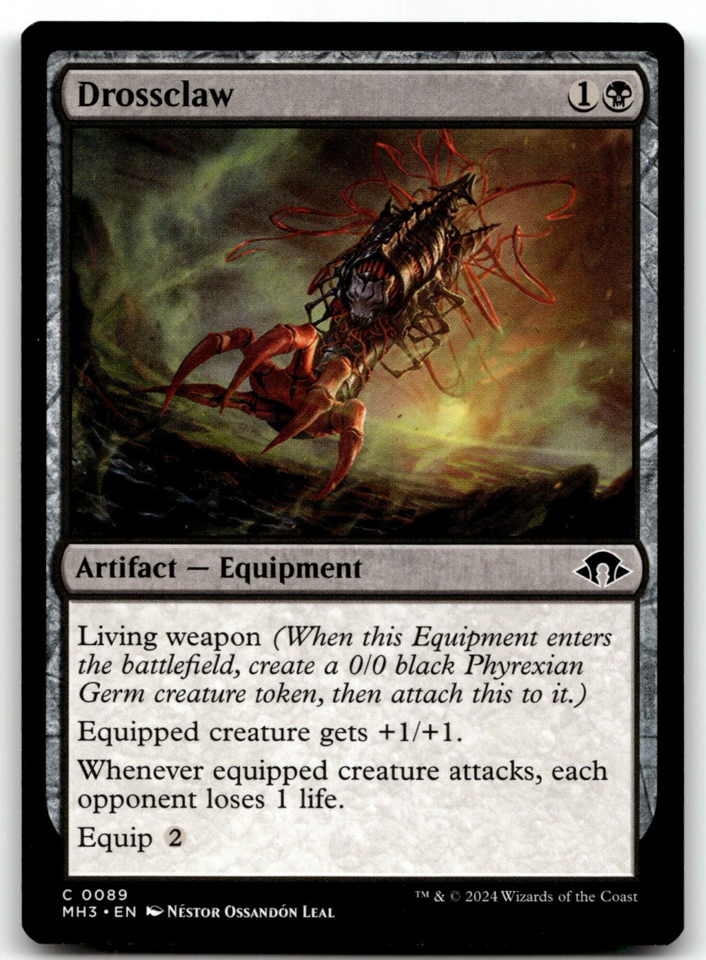 Drossclaw 89 Common Modern Horizons 3 Magic: The Gathering Near Mint
