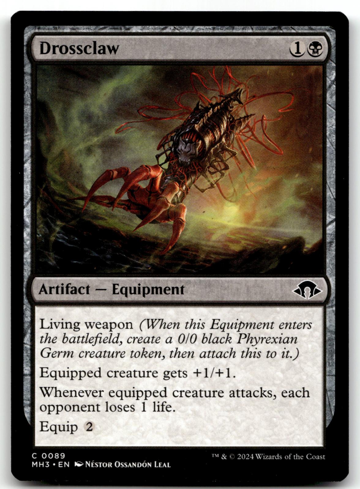 Drossclaw 89 Common Modern Horizons 3 Magic: The Gathering Near Mint