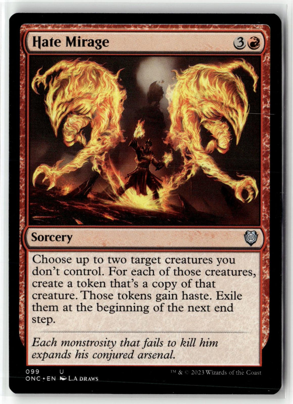 Hate Mirage 99 Commander: Phyrexia: All Will Be One Magic: The Gathering NM