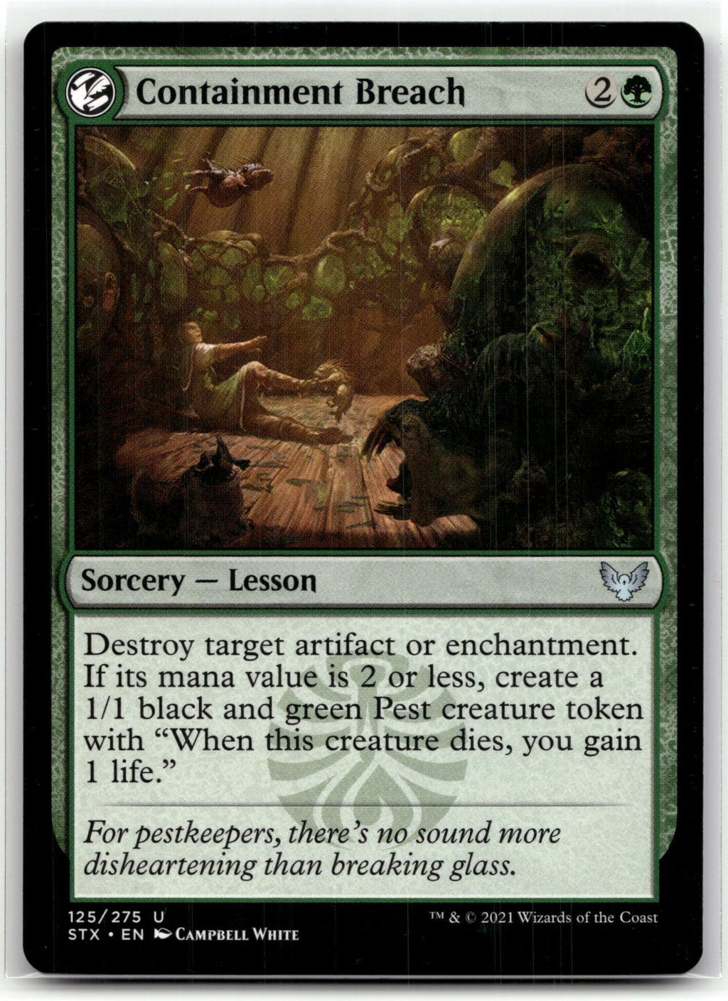 Containment Breach 125 Strixhaven: School of Mages Magic: The Gathering NM
