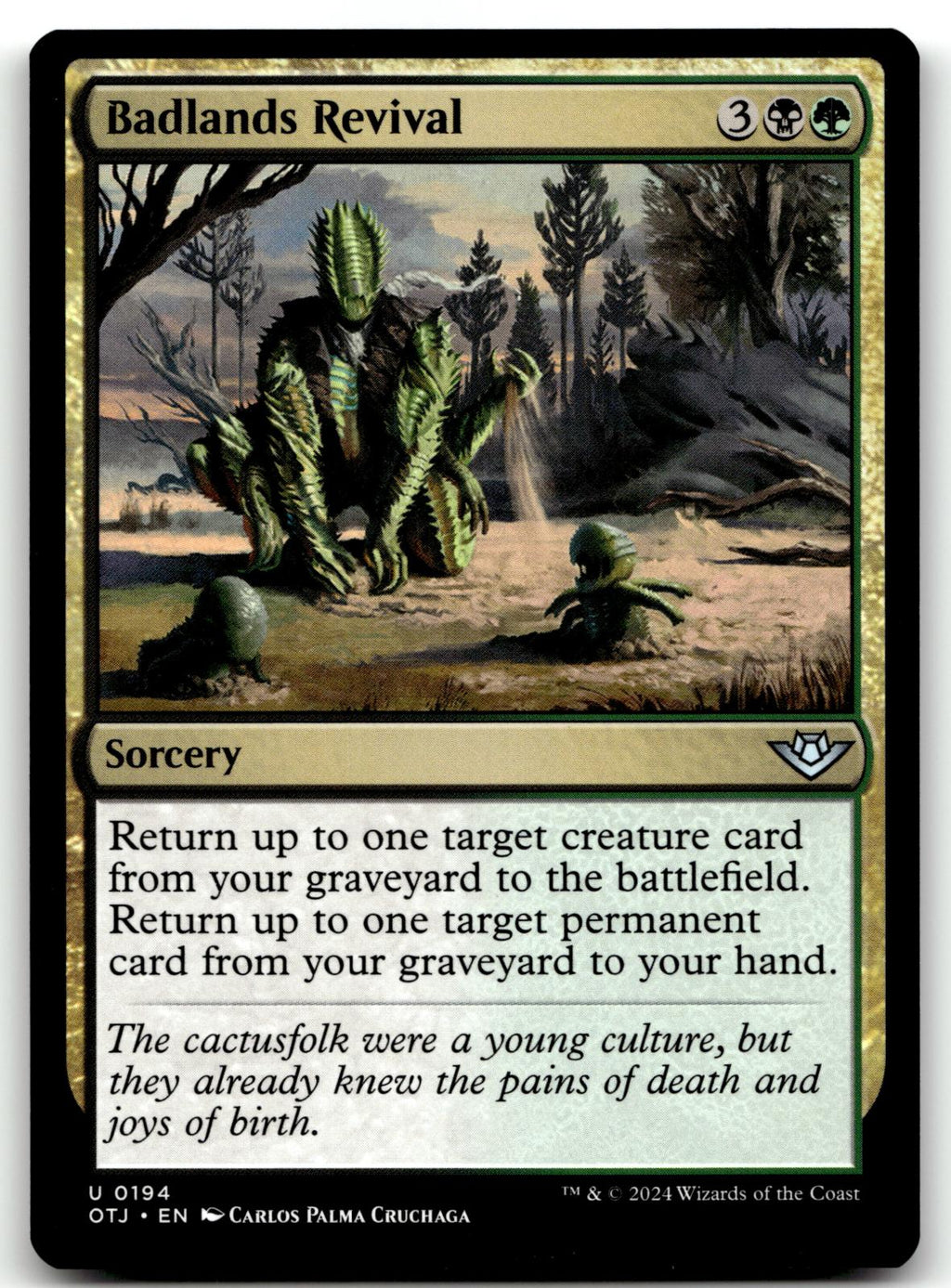 Badlands Revival 194 Outlaws of Thunder Junction Magic: The Gathering NM