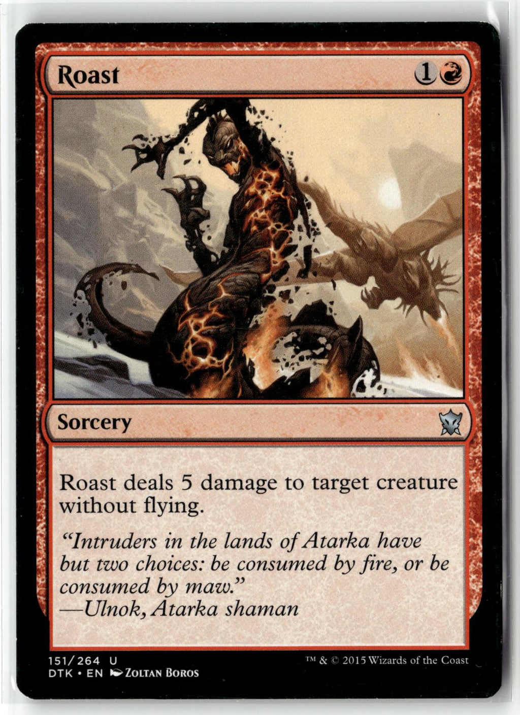 Roast 151 Uncommon Dragons of Tarkir Magic: The Gathering Near Mint
