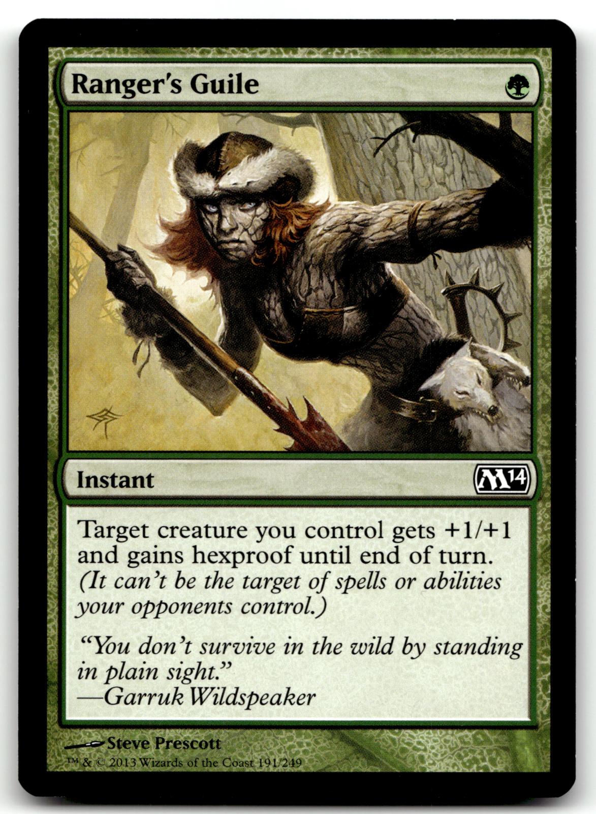Ranger's Guile 191 Common Magic 2014 (M14) Magic: The Gathering Near Mint
