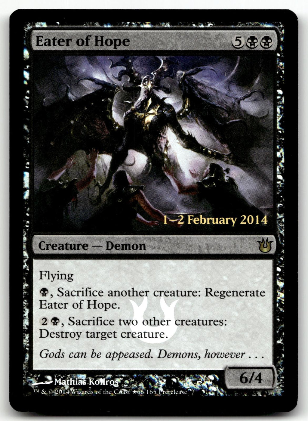 Eater of Hope 66 Promo Prerelease Cards Magic: The Gathering Foil Near Mint