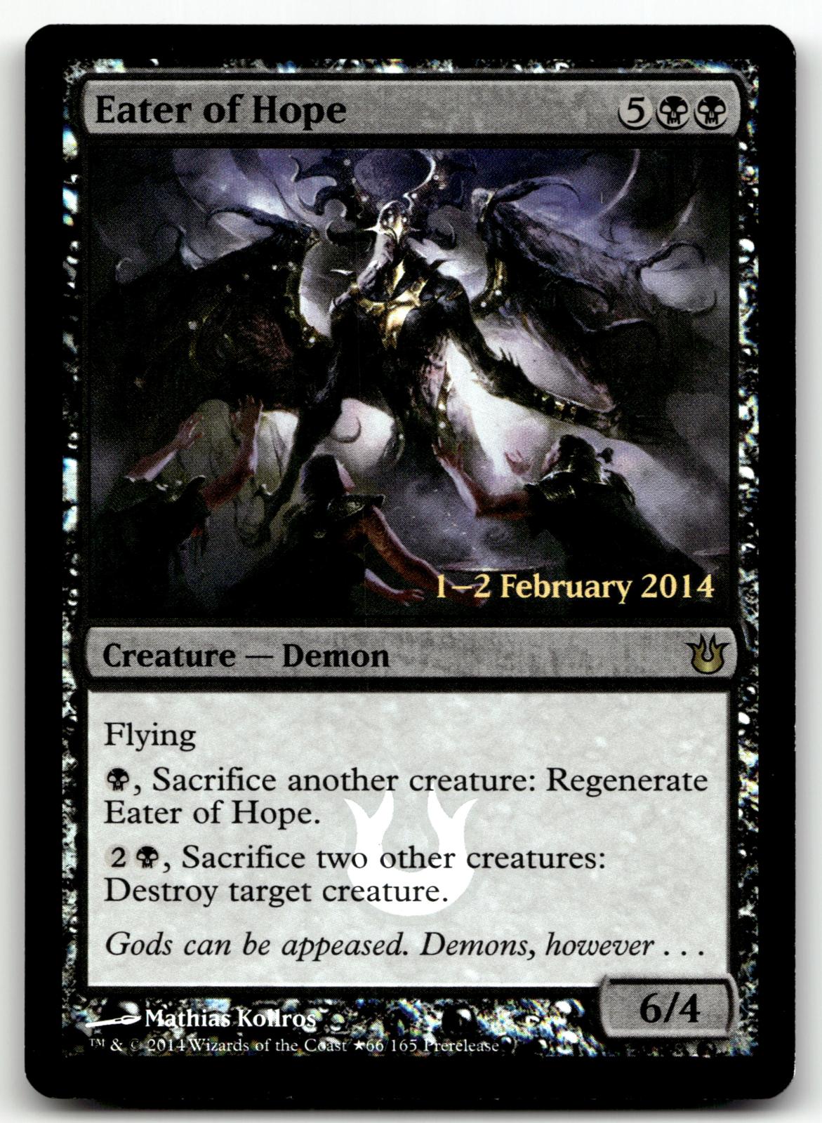Eater of Hope 66 Promo Prerelease Cards Magic: The Gathering Foil Near Mint