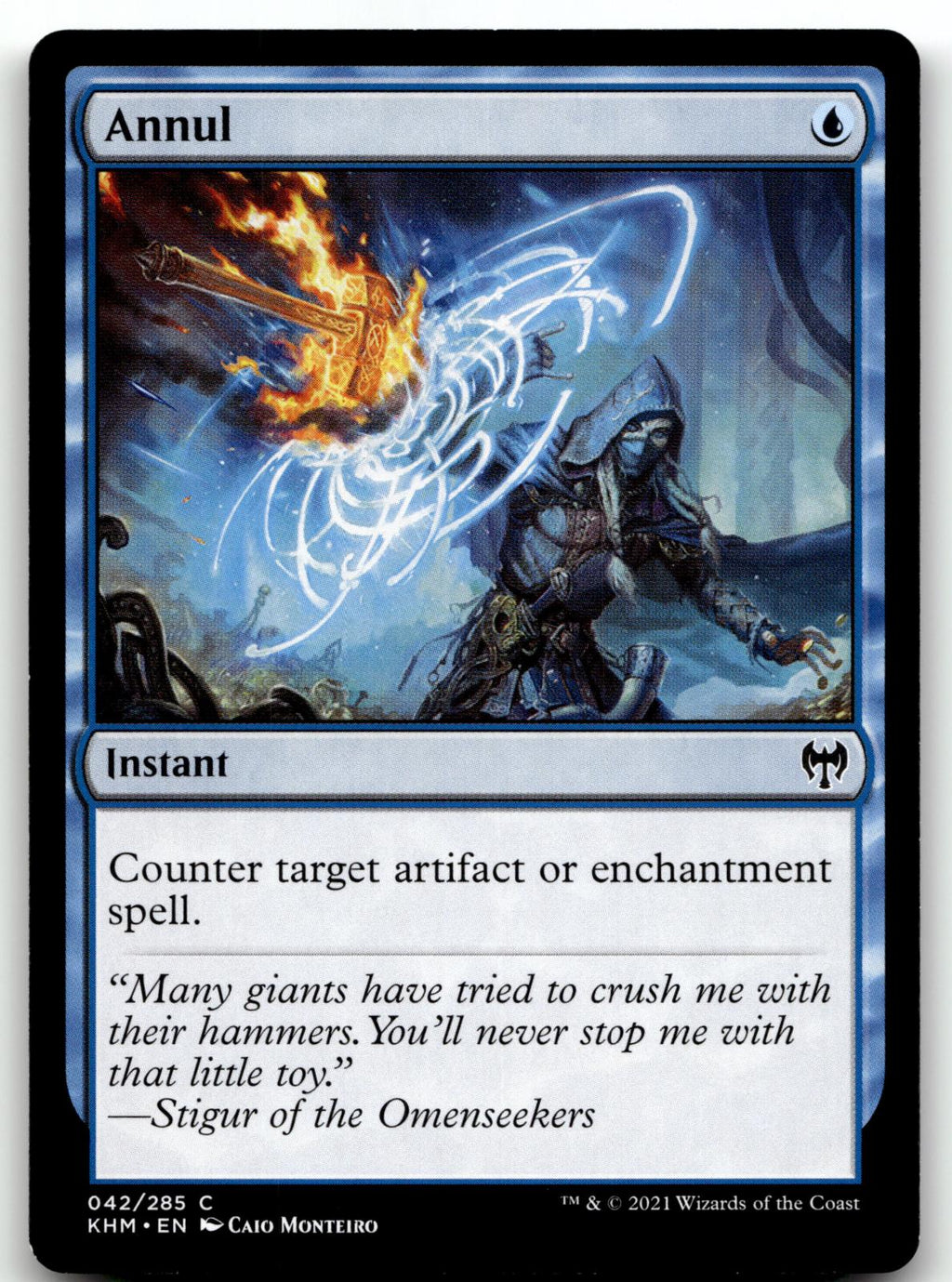 Annul 42 Common Kaldheim Magic: The Gathering Near Mint