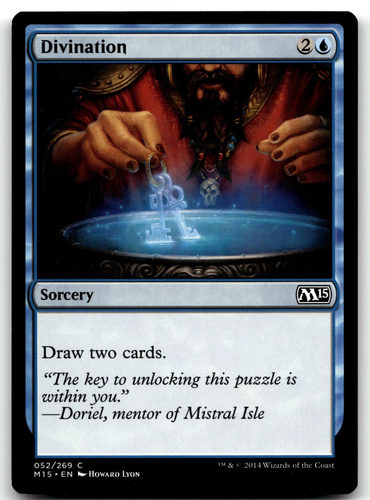 Divination 52 Common Magic 2015 (M15) Magic: The Gathering Near Mint