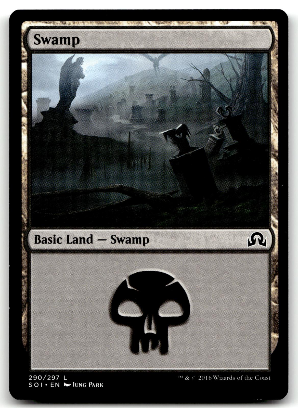 Swamp (290) 290 Land Shadows over Innistrad Magic: The Gathering Near Mint