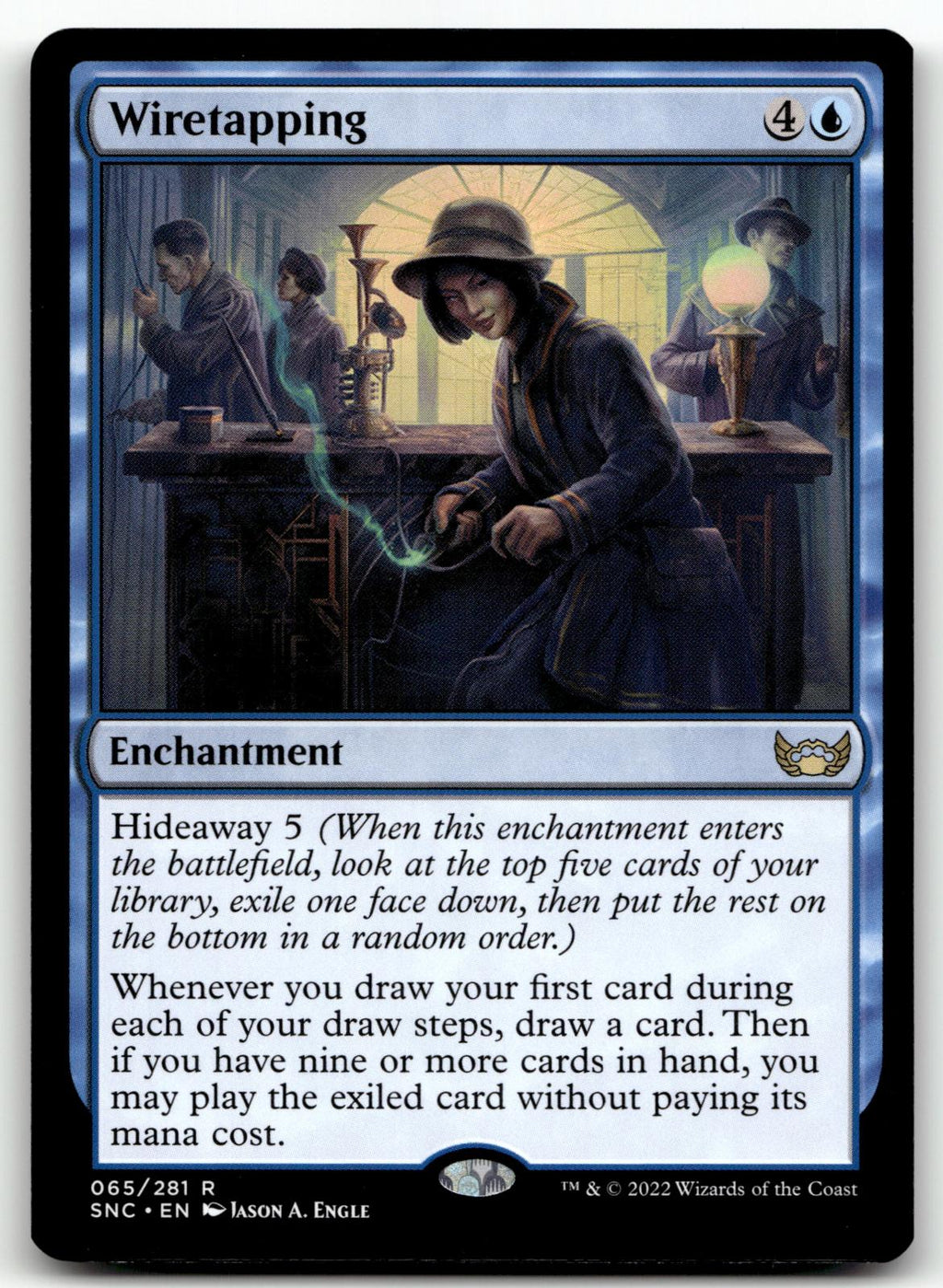 Wiretapping 65 Rare Streets of New Capenna Magic: The Gathering Near Mint