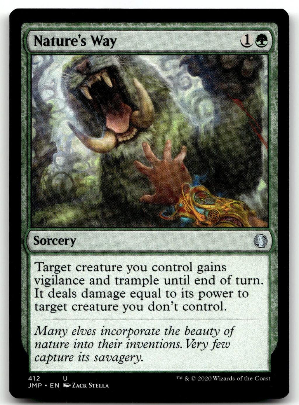 Nature's Way 412 Uncommon Jumpstart Magic: The Gathering Near Mint
