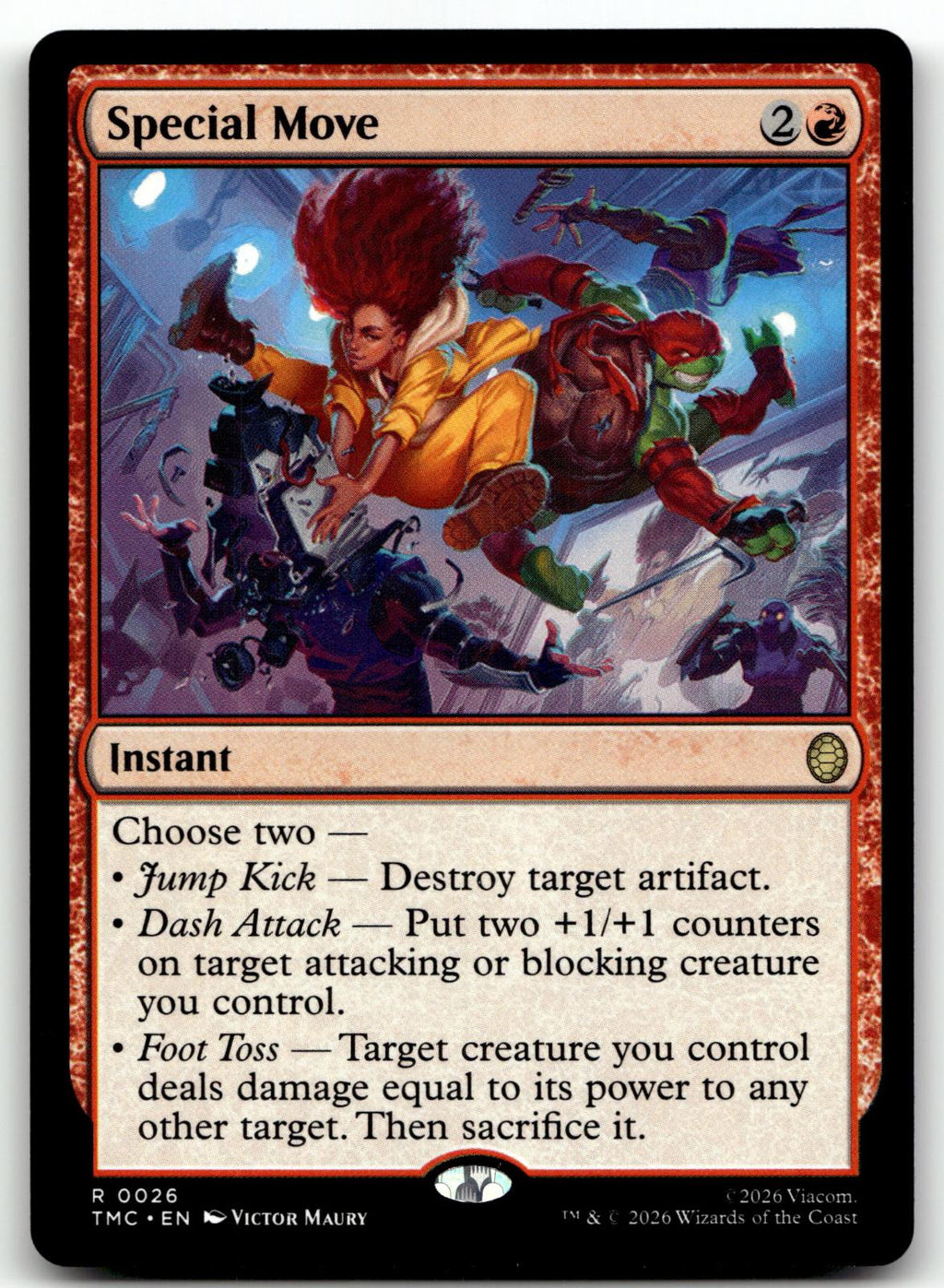 Special Move 26 Commander: Teenage Mutant Ninja Turtles Magic: The Gathering NM