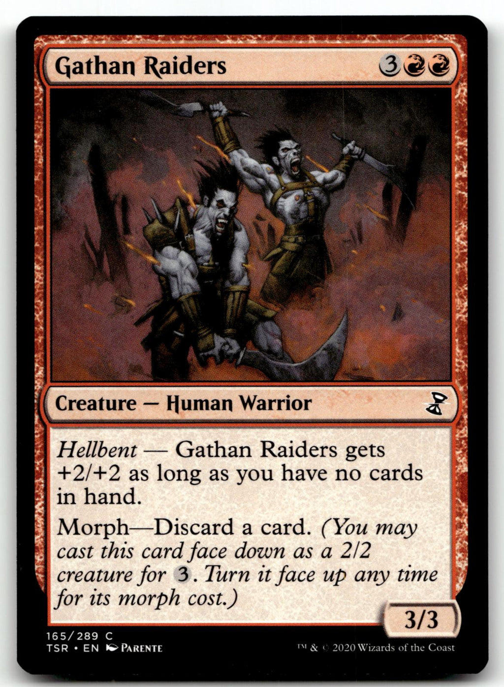 Gathan Raiders 165 Common Time Spiral: Remastered Magic: The Gathering Near Mint