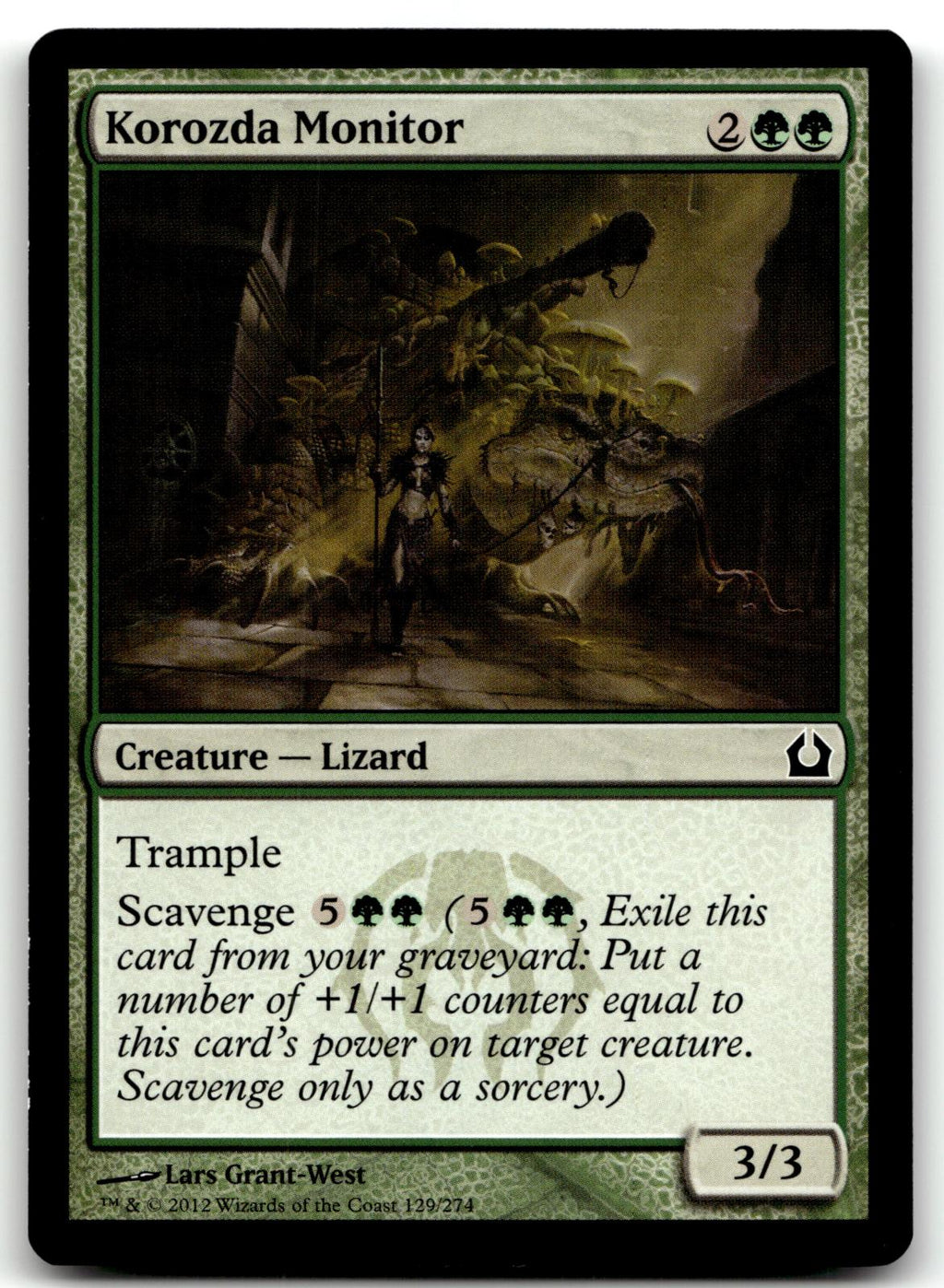 Korozda Monitor 129 Common Return to Ravnica Magic: The Gathering Near Mint