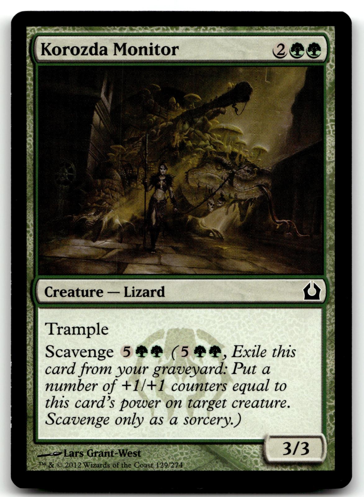 Korozda Monitor 129 Common Return to Ravnica Magic: The Gathering Near Mint
