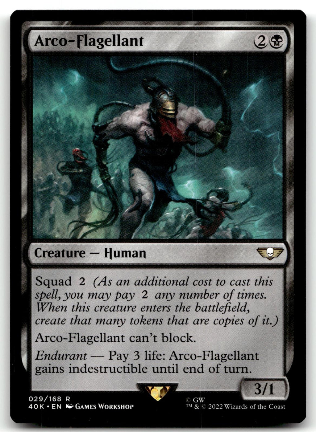Arco-Flagellant (Surge Foil) 29 Universes Beyond: Warhammer 40,000 Magic: The Gathering NM