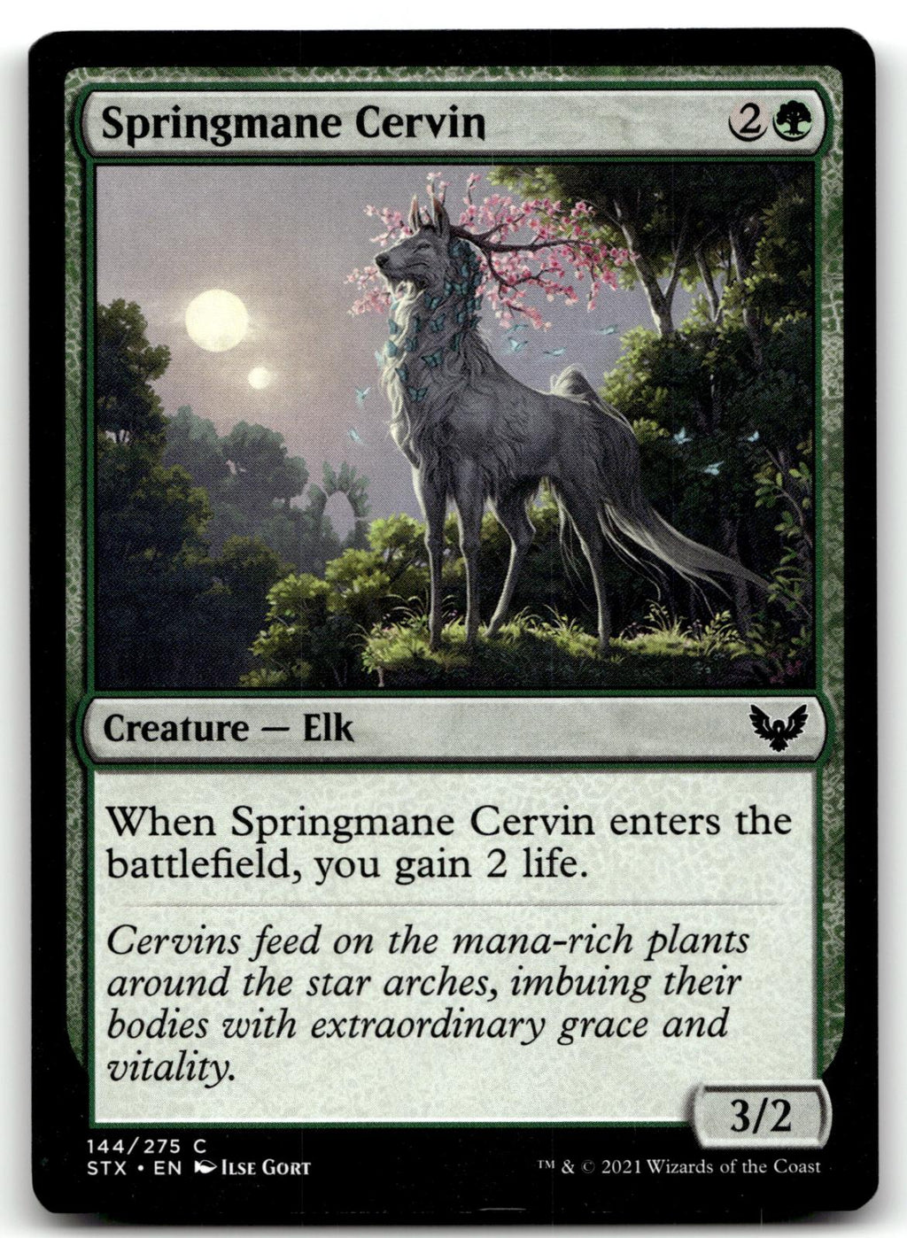 Springmane Cervin 144 Common Strixhaven: School of Mages Magic: The Gathering NM