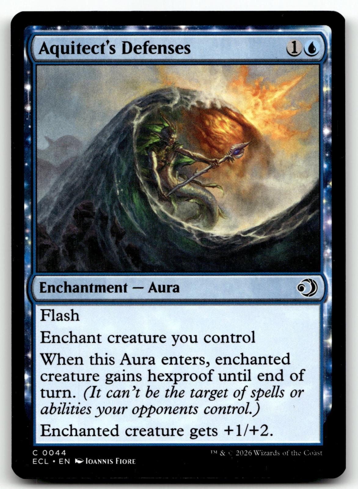 Aquitect's Defenses 44 Common Lorwyn Eclipsed Magic: The Gathering Near Mint