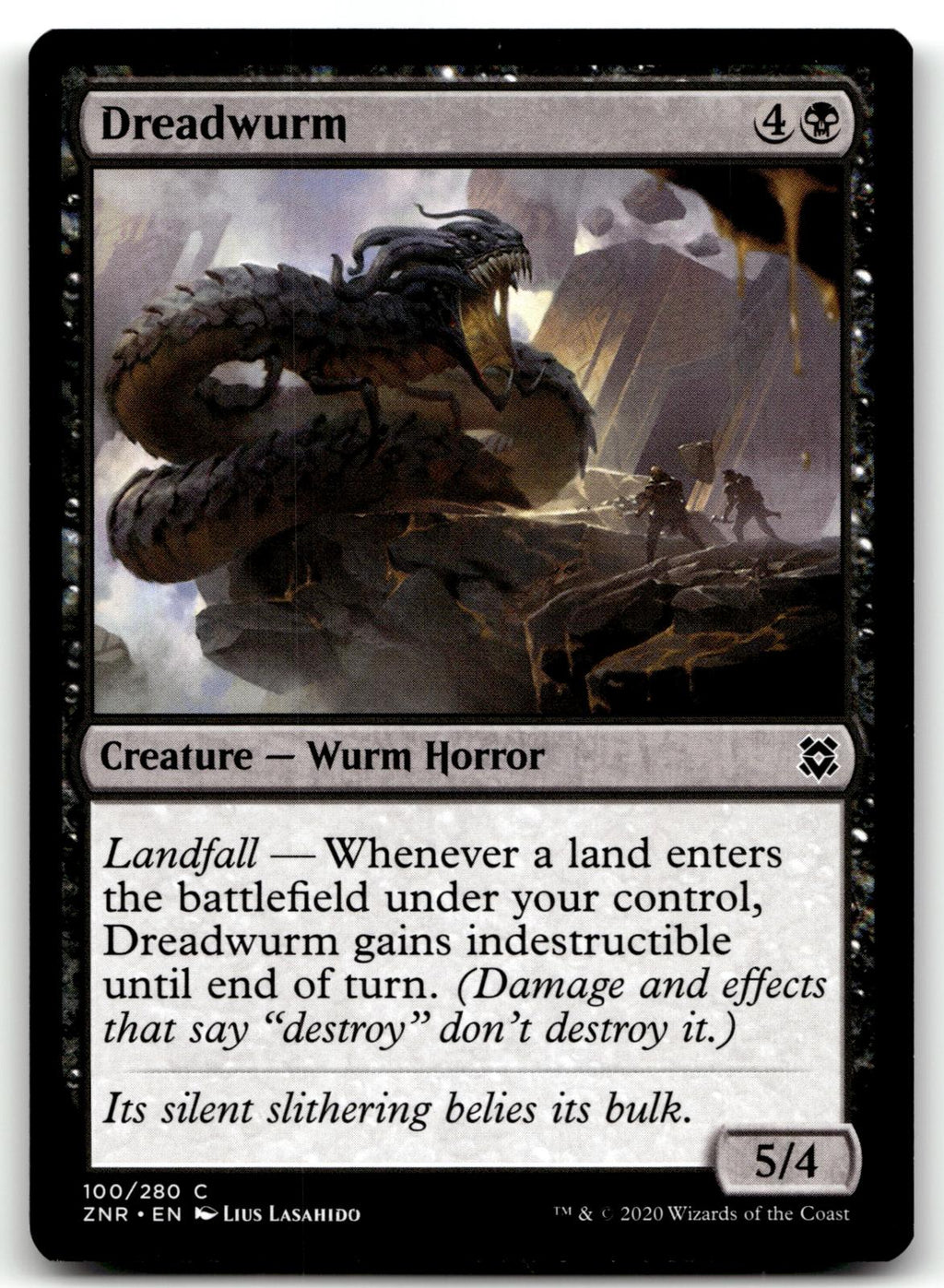 Dreadwurm 100 Common Zendikar Rising Magic: The Gathering Near Mint