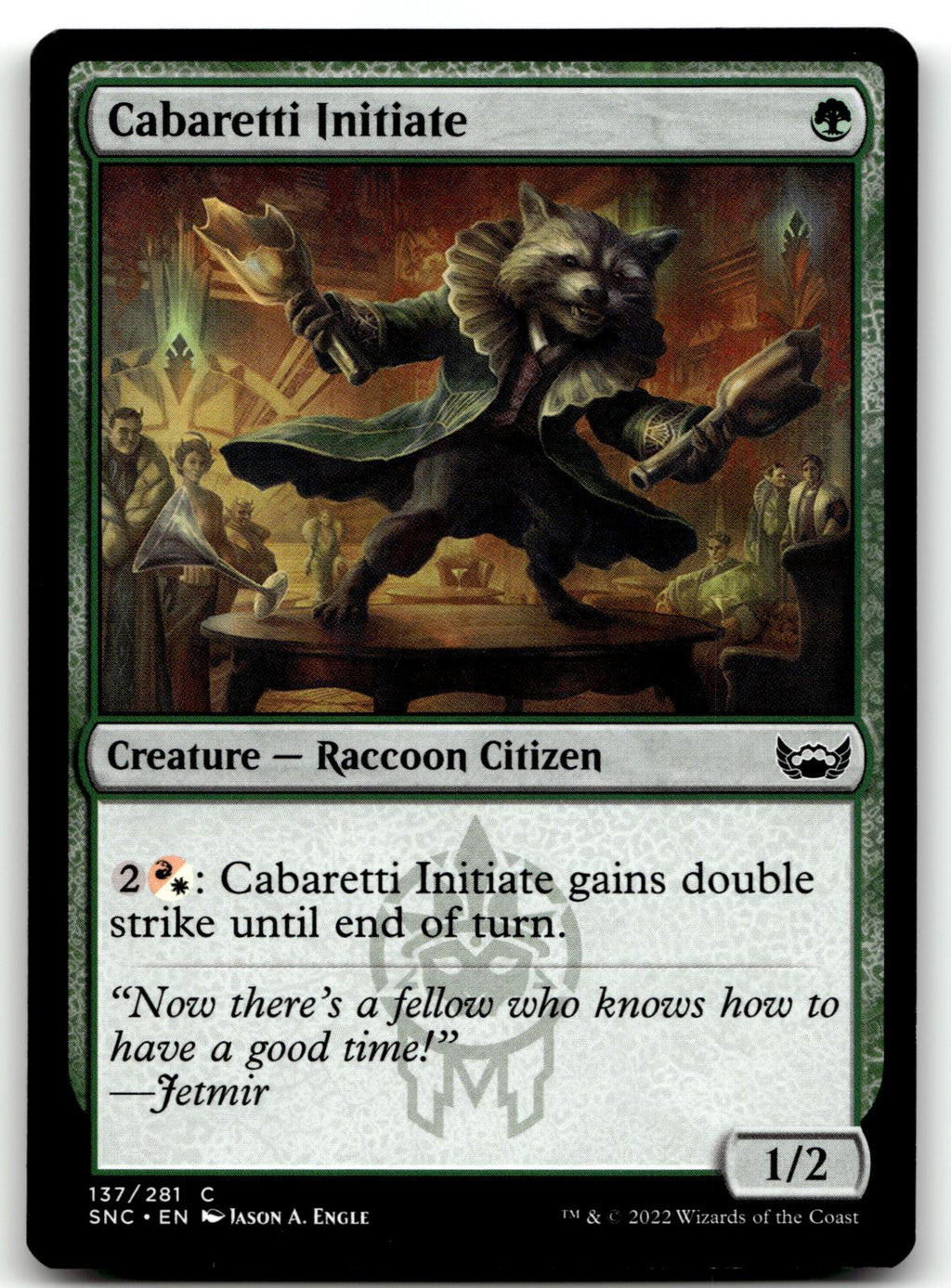 Cabaretti Initiate 137 Common Streets of New Capenna Magic: The Gathering NM