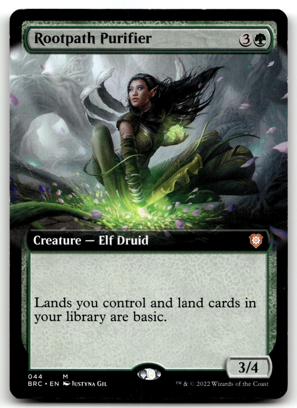 Rootpath Purifier (Extended Art) 44 Commander: The Brothers' War Magic: 