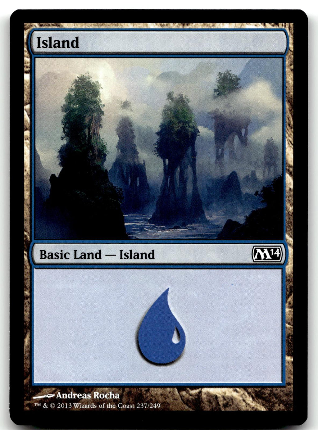 Island (237) 237 Land Magic 2014 (M14) Magic: The Gathering Near Mint