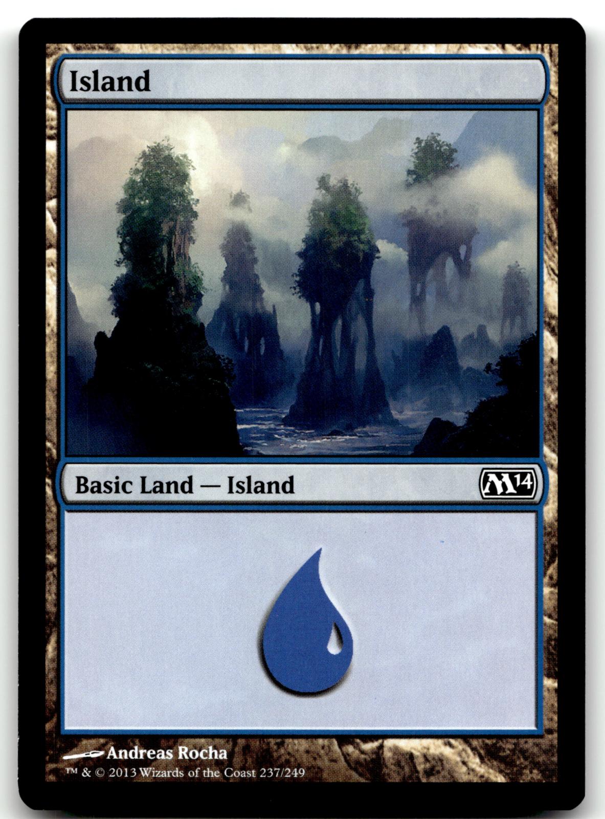 Island (237) 237 Land Magic 2014 (M14) Magic: The Gathering Near Mint