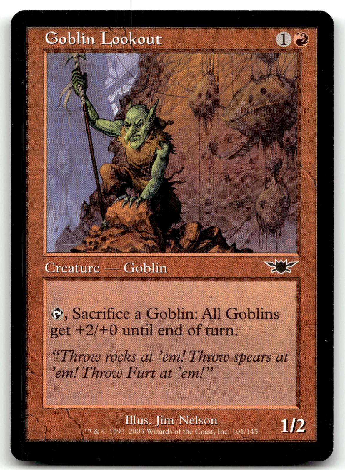 Goblin Lookout 101 Common Legions Magic: The Gathering Near Mint