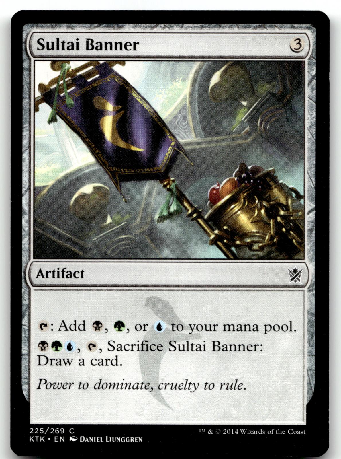 Sultai Banner 225 Common Khans of Tarkir Magic: The Gathering Near Mint