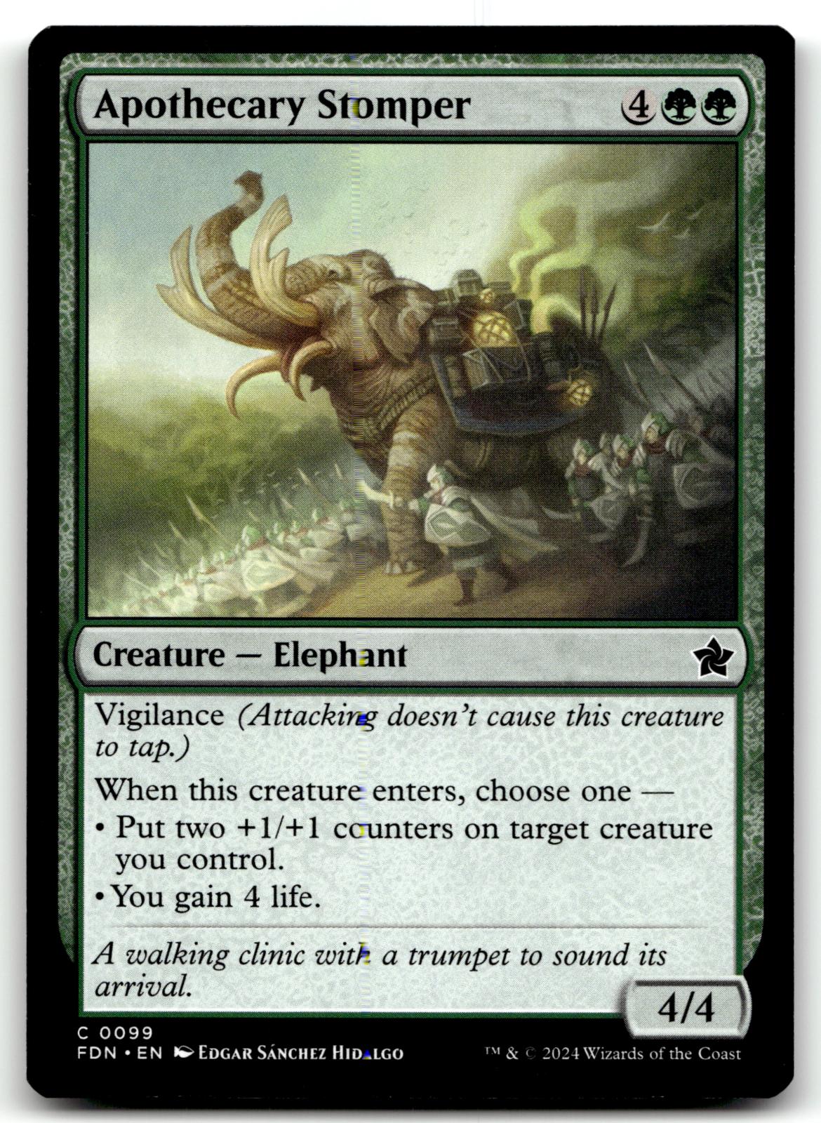 Apothecary Stomper 99 Common Foundations Magic: The Gathering Near Mint
