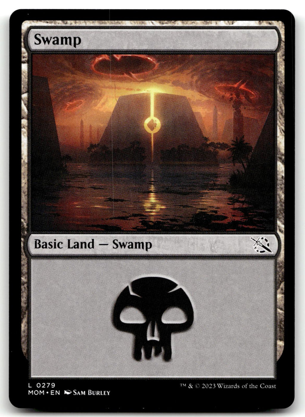 Swamp (0279) 279 Land March of the Machine Magic: The Gathering Near Mint