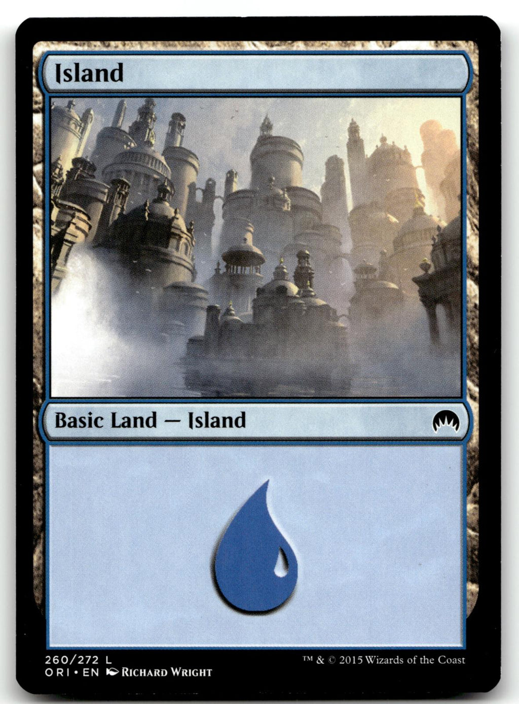 Island (260) 260 Land Magic Origins Magic: The Gathering Near Mint