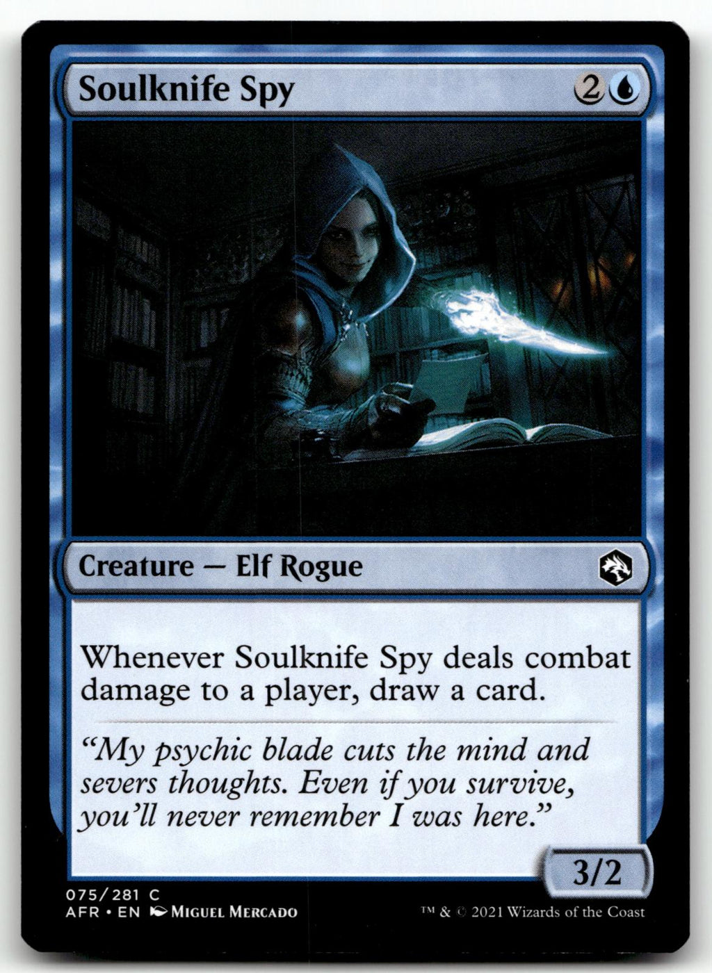 Soulknife Spy 75 Adventures in the Forgotten Realms Magic: The Gathering NM