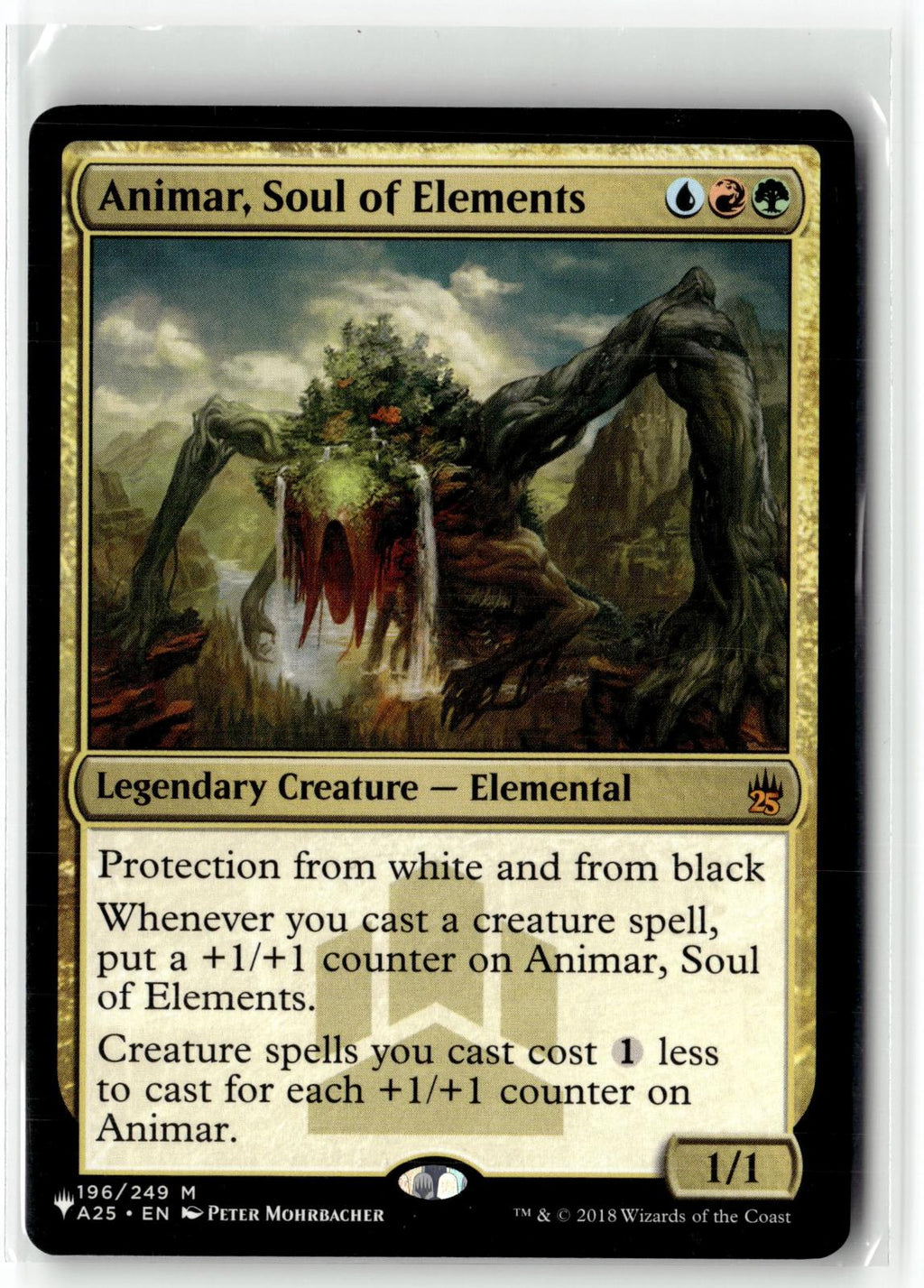Animar, Soul of Elements 196 Mythic Masters 25 Magic: The Gathering Near Mint