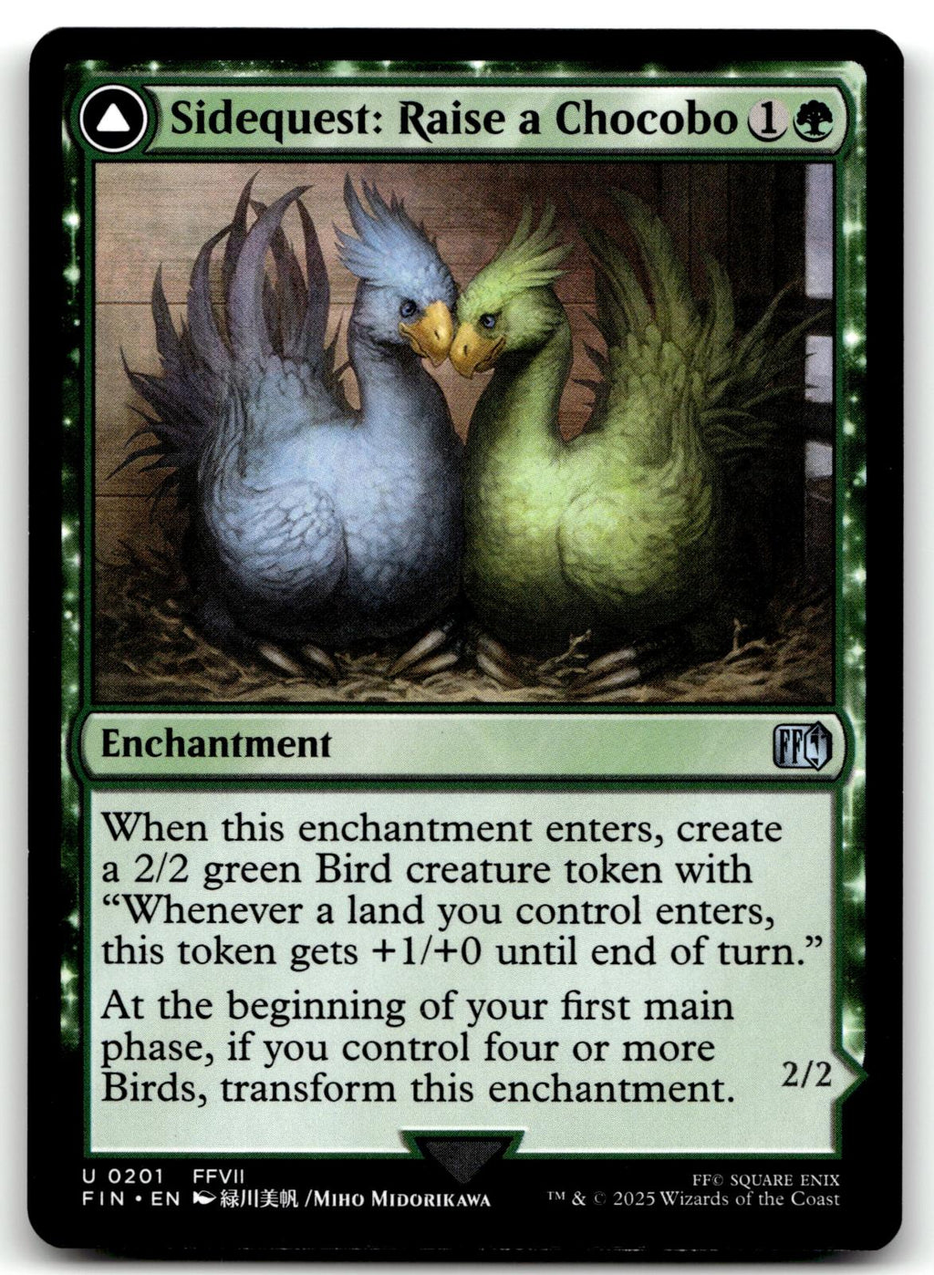 Sidequest: Raise a Chocobo 201 Uncommon FINAL FANTASY Magic: The Gathering NM